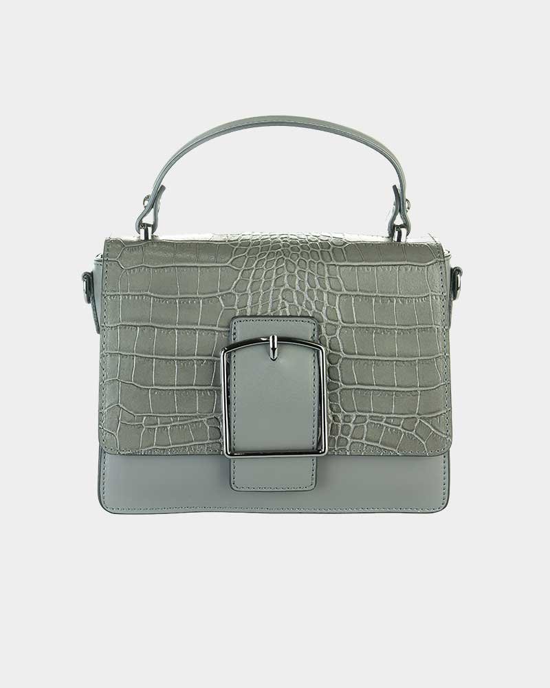 Grouped Diamante cross body micro bag in black